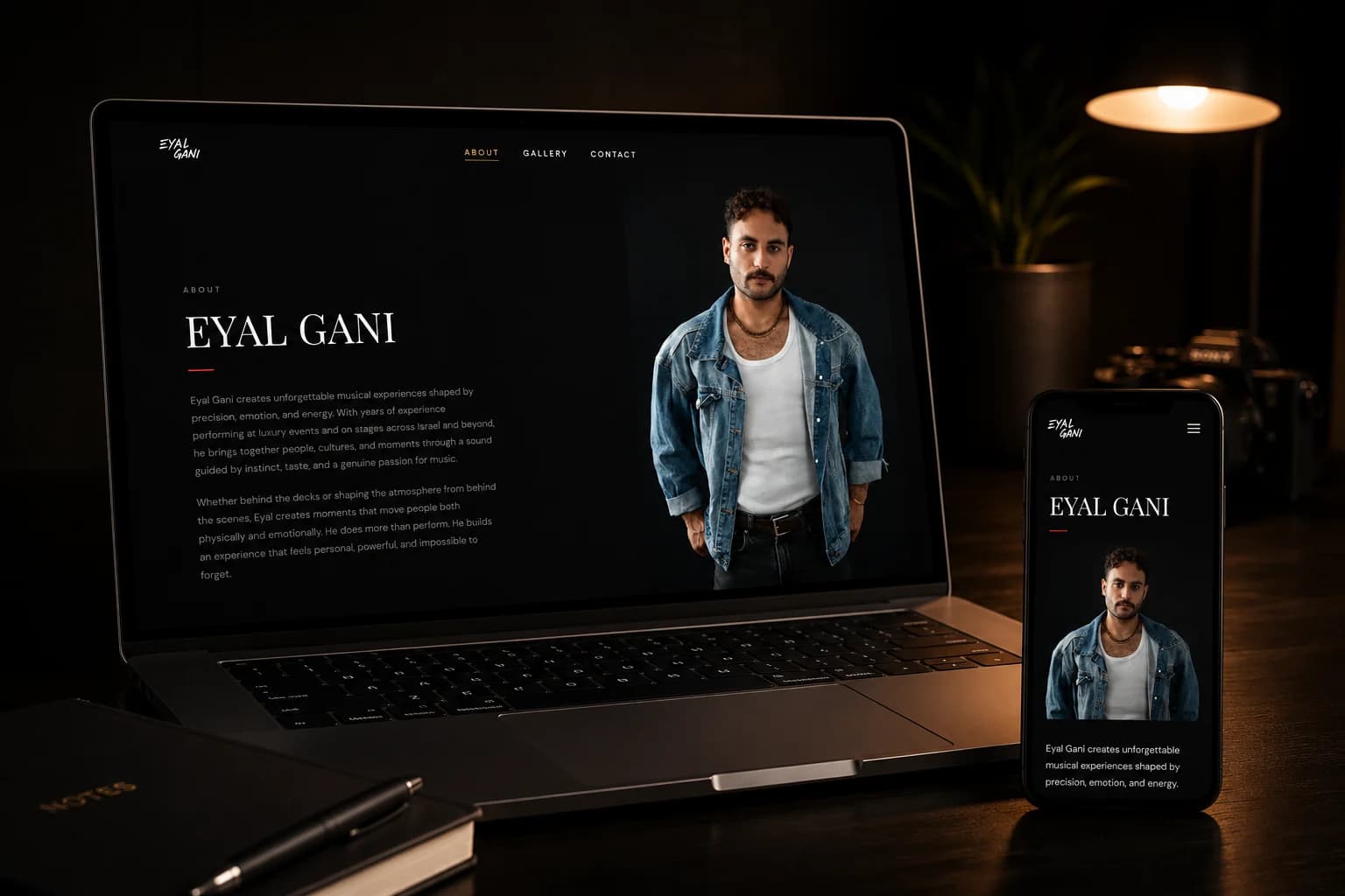 Eyal Gani — website preview