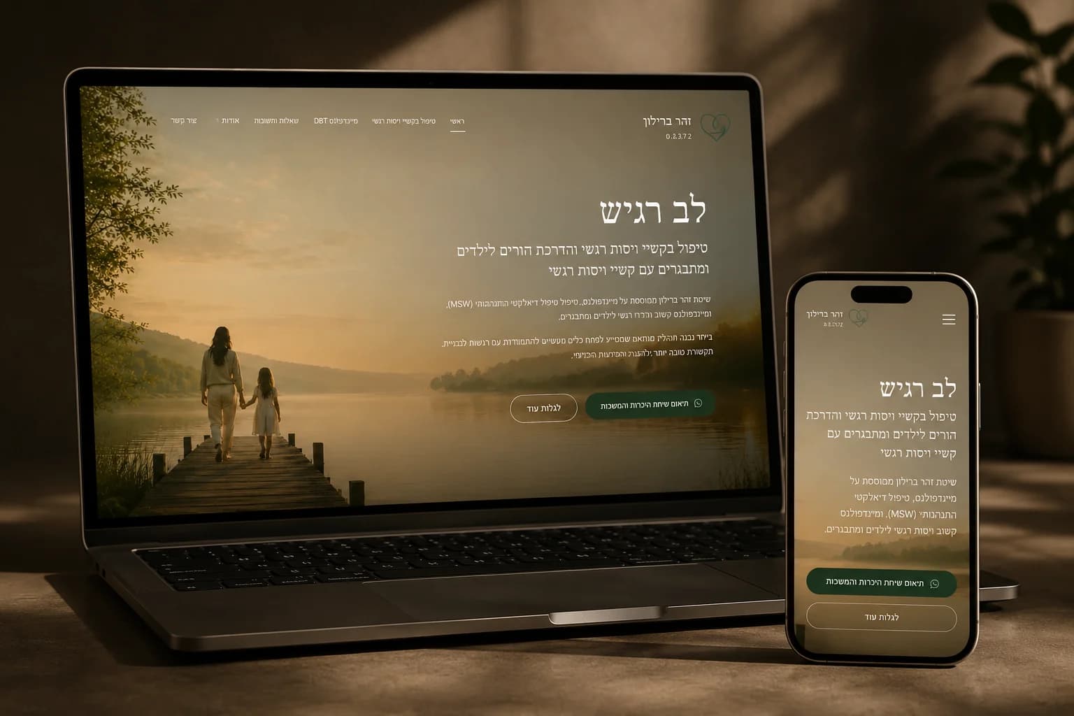 Zohar Brilon — website preview